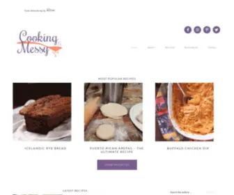 Cookingismessy.com(Cooking is Messy) Screenshot