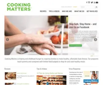 Cookingmatters.org(Cookingmatters) Screenshot