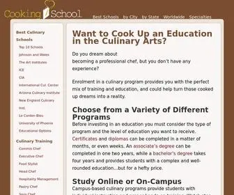 Cookingschool.org(The Cooking School) Screenshot