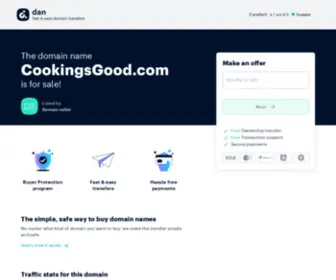 Cookingsgood.com(Cooking's Good Vegetarian Cafe) Screenshot