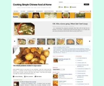 Cookingsimplechinesefoodathome.com(Blog about home Chinese cooking and Chinese food (especially the cuisine of Northern China)) Screenshot
