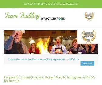 Cookingteambuilding.com.au(Sydney Team Building Cooking Classes & Corporate Group Cooking Classes) Screenshot