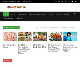 Cookingtime24.com(Cooking Time 24) Screenshot