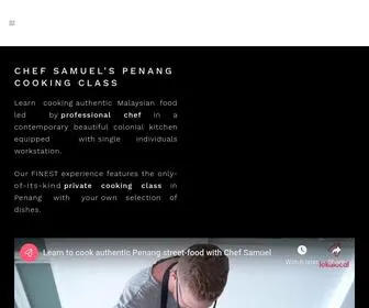 Cookingwithchefsamuel.com(Penang Cooking Class) Screenshot