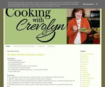 Cookingwithcrevolyn.com(Cooking with Crevolyn) Screenshot