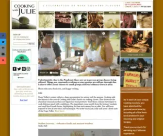 CookingwithJulie.com(COOKING with JULIE) Screenshot