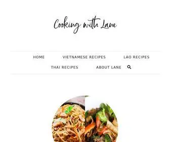 Cookingwithlane.com(Cooking with Lane) Screenshot