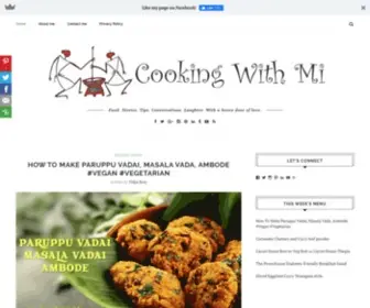 Cookingwithmi.com(Cooking With Mi) Screenshot