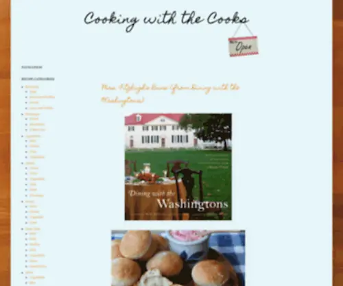 Cookingwiththecooks.net(Cooking with the Cooks) Screenshot