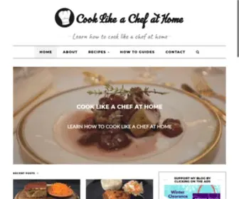 Cooklikeachefathome.com(Cook Like a Chef At Home) Screenshot