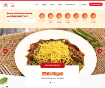 Cookmunitybyajinomoto.com(Ajinomoto) Screenshot