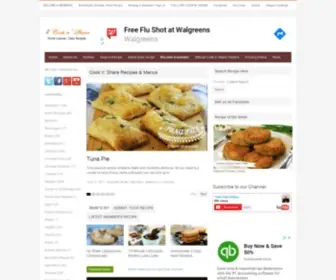 Cooknshare.com(Cook n' Share Recipes & Menus) Screenshot