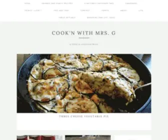 Cooknwithmrsg.com(A Food & Lifestyle Blog) Screenshot