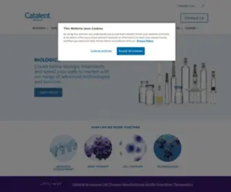 Cookpharmica.com(Catalent Biologics) Screenshot