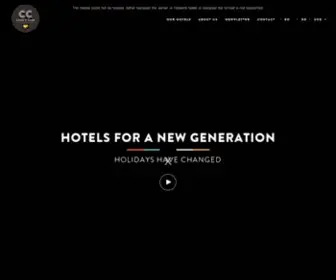 Cooksclub.com(Cook's Club Hotels) Screenshot