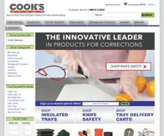 Cookscorrectional.com(At Cook's Direct) Screenshot