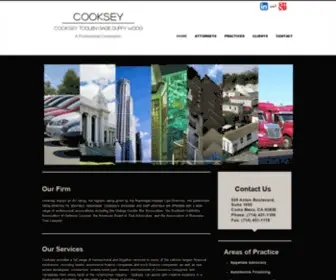 Cookseylaw.com(Orange County Law Firm) Screenshot