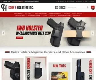 Cooksholsters.com Screenshot
