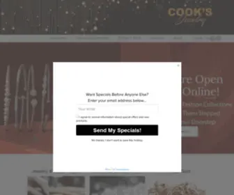 Cooksjewelry.com(Cooks) Screenshot