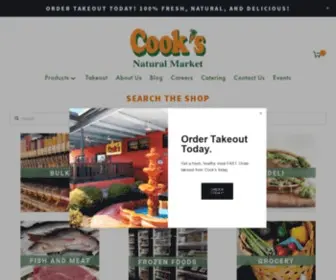 Cooksnaturalmarket.com(Cook's Natural Market) Screenshot