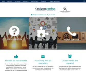 Cooksonforbes.co.nz(Cooksonforbes) Screenshot