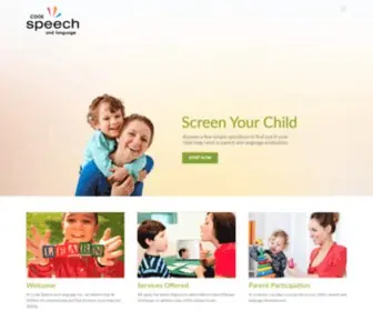 Cookspeechandlanguage.com(Cook Speech and Language) Screenshot