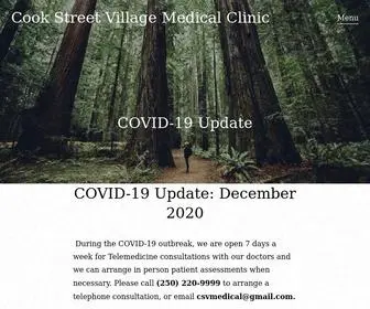 Cookstclinic.ca(Cook Street Village Medical Clinic) Screenshot