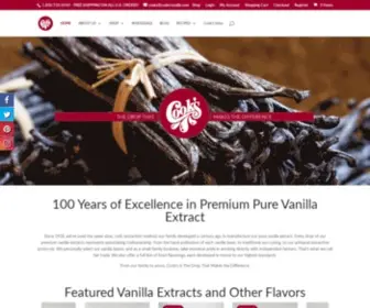 Cooksvanilla.com(Pure Vanilla Extract) Screenshot