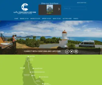 Cooktownandcapeyork.com(Explore Cooktown and Cape York Cooktown and Cape York Peninsula) Screenshot