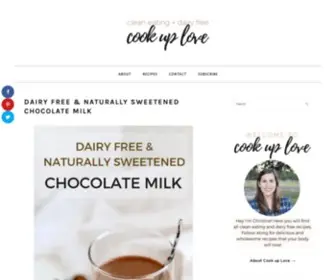 Cookuplove.com(Clean eating & dairy free recipes your body will love) Screenshot