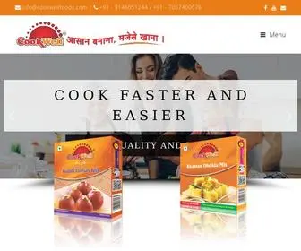 Cookwellfoods.com(INSTANT MIX) Screenshot