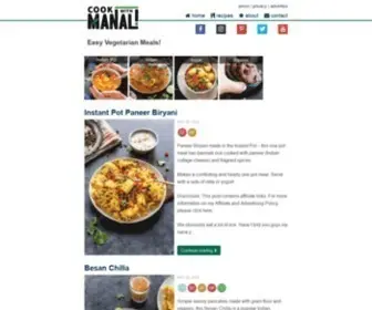 Cookwithmanali.com(Cook With Manali) Screenshot