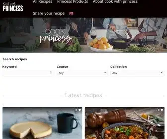 Cookwithprincess.com(Princess recipes & inspiration) Screenshot