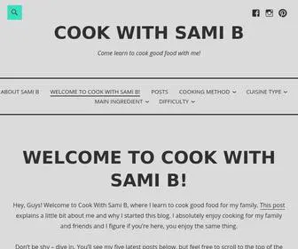 Cookwithsamib.com(Come learn to cook good food with me) Screenshot