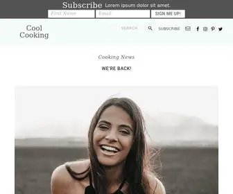 Cool-Cooking.com(Where the Cool Cooks Hang Out) Screenshot