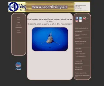 Cool-Diving.ch(Menu) Screenshot