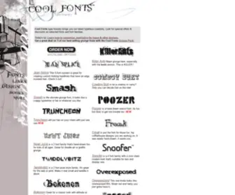 Cool-Fonts.com(COOL FONTS) Screenshot