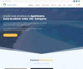 Cool-Turist.net(Izrada web stranica za apartmane) Screenshot