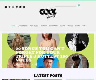 Coolaccidents.com(Cool Accidents Music Blog) Screenshot