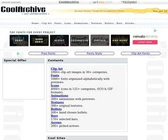 Coolarchive.com(Free Logo Maker) Screenshot