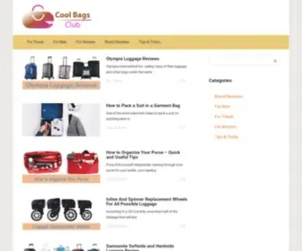 Coolbagsclub.com(Cool Bags Club) Screenshot