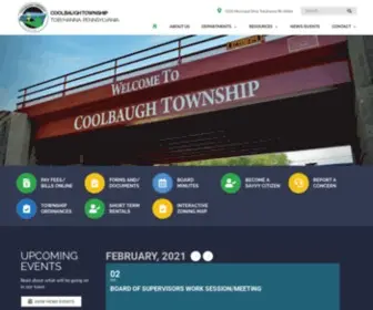 Coolbaughtwp.org(Coolbaugh Township) Screenshot