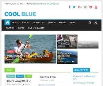 Coolblue.org.uk(Cool Blue) Screenshot