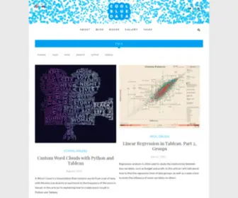 Coolbluedata.com(A data blog) Screenshot