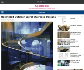 Coolboom.net(Architecture and Interior Design News) Screenshot