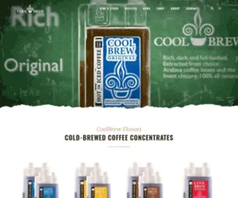 Coolbrew.com(Cold-Brewed Coffee Concentrates) Screenshot