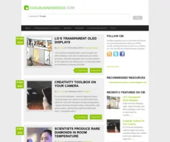 Coolbusinessideas.com(New Business Ideas) Screenshot