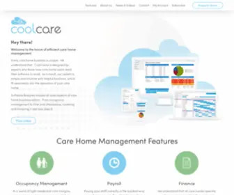 Coolcare4.co.uk(The UK's Most Efficient Care Home Management Software) Screenshot