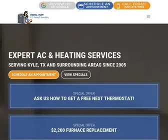 Coolcatac.com(Cool Cat AC & Heating) Screenshot