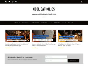 Coolcatholics.org(Cool Catholics) Screenshot
